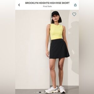 Athleta Brooklyn Heights Skort in black NWT